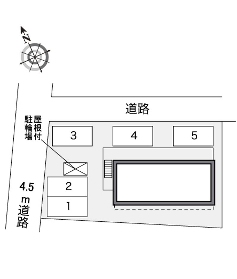 レオパレスカーサ　シュライン 駐車場