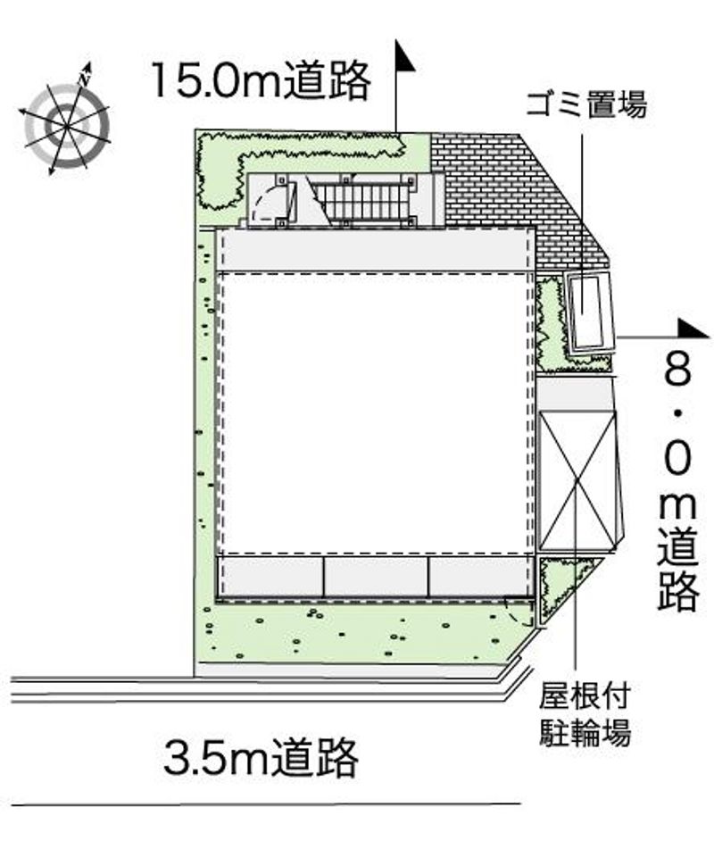 レオパレスルミエール神戸 配置図