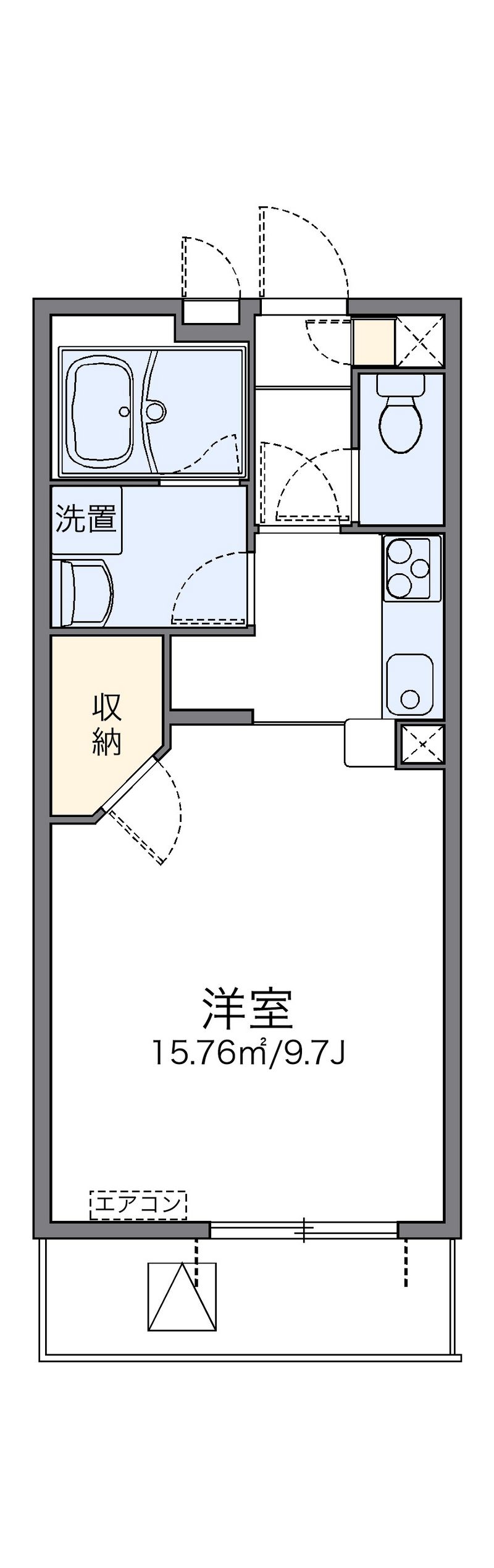 レオネクストナクティ 間取図