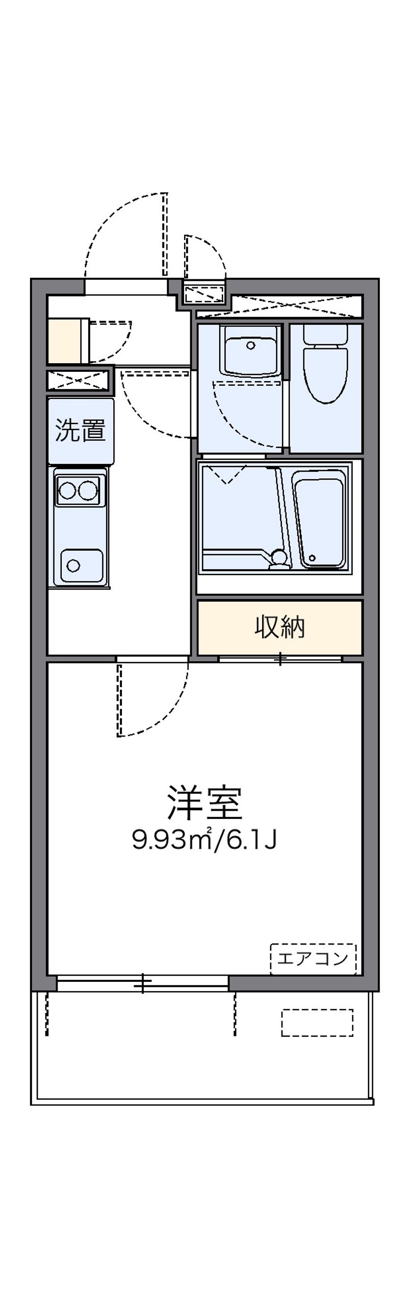 レオネクストエリア２３ 間取図
