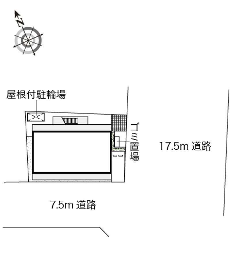 レオパレスメイゾンチュトワイエ 配置図