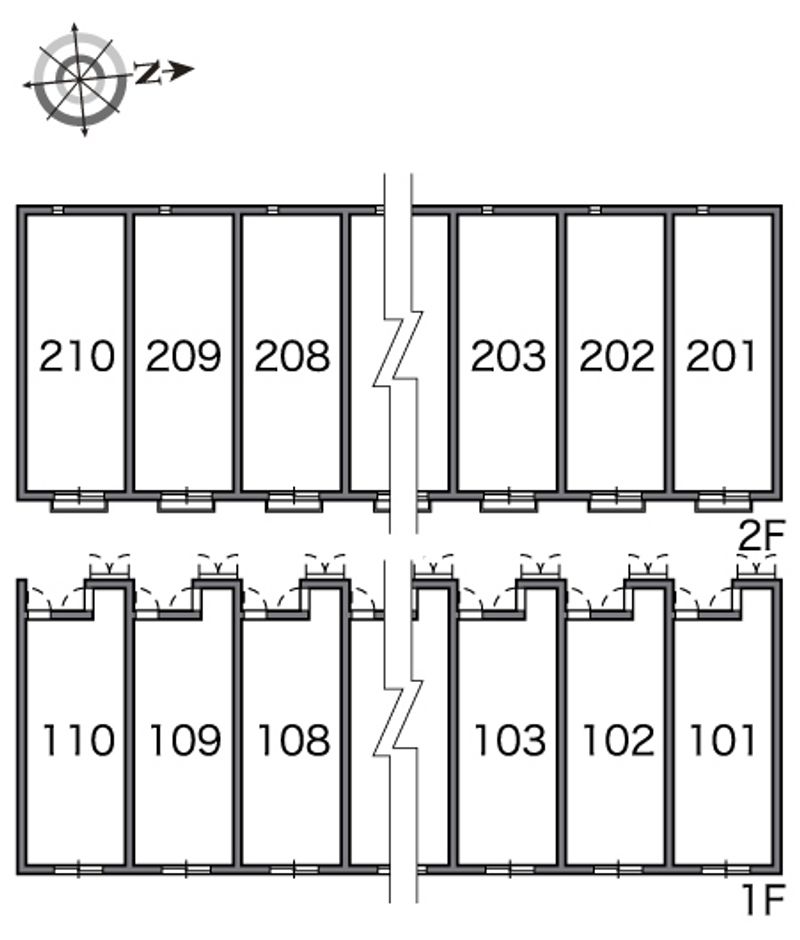 レオネクストア　ベ　ル 間取配置図