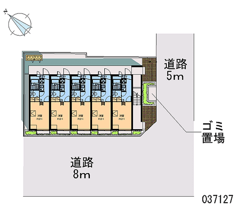 レオパレスモゼーム 区画図