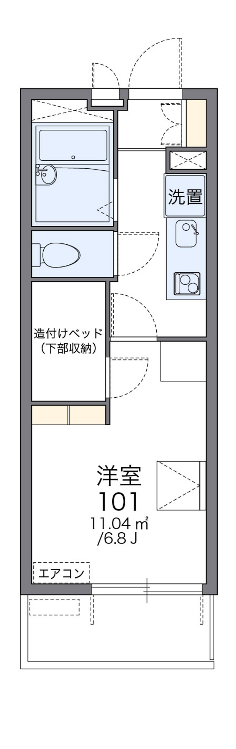 レオパレスｓｕｇａｎｏｙａ 間取図