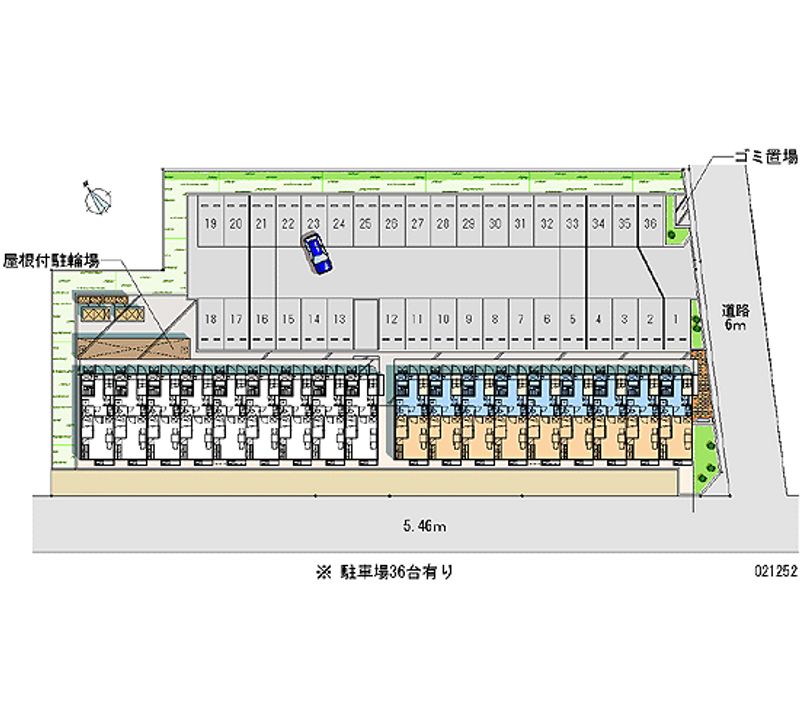 レオパレス針ヶ沢Ｂ 月極駐車場