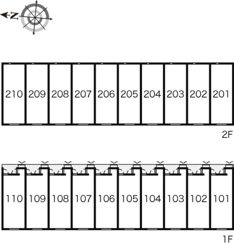 レオネクストＴ１ 間取配置図