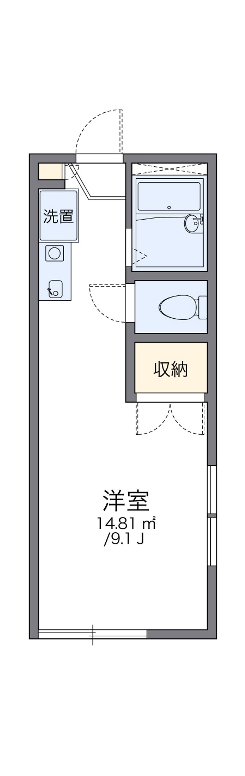 レオパレスＷｉｎｇｓ 間取図