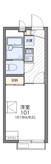 レオパレス莉花ハイム 間取図