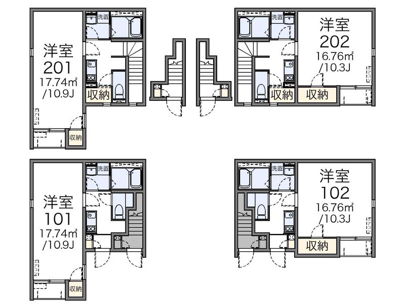 レオネクストＨＯＭＡＲＥ 間取図