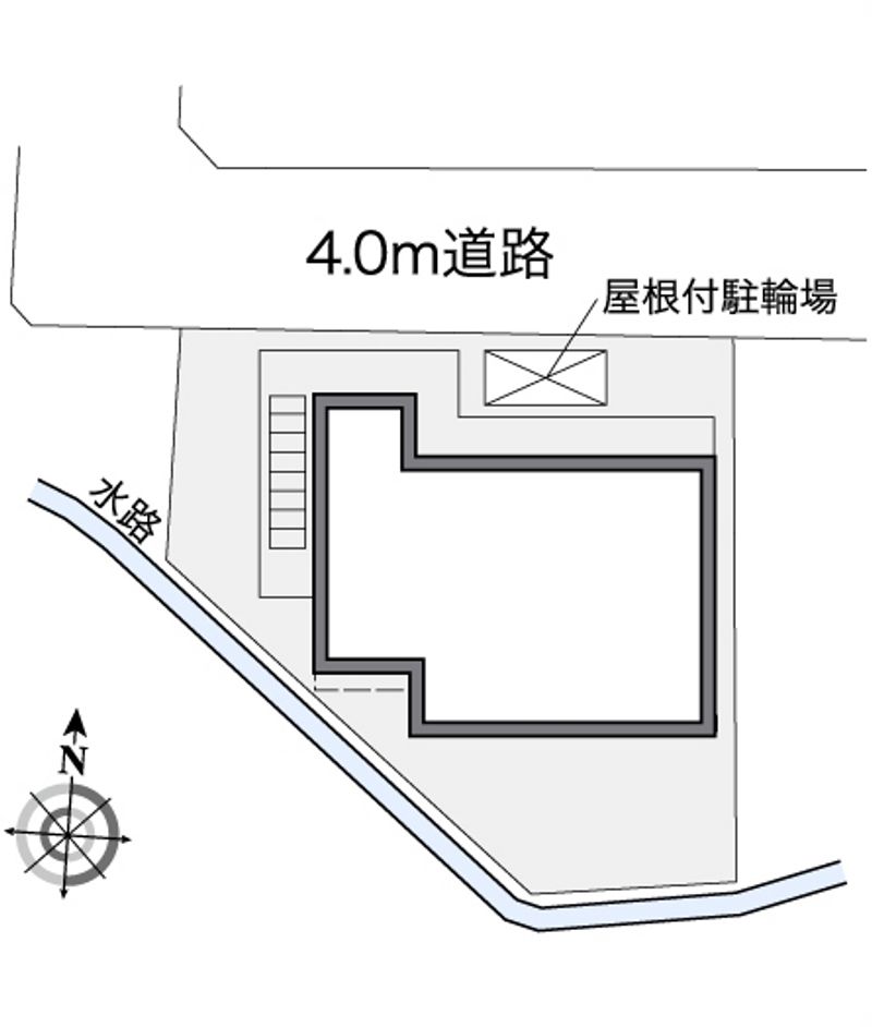 レオパレス寺山町 配置図