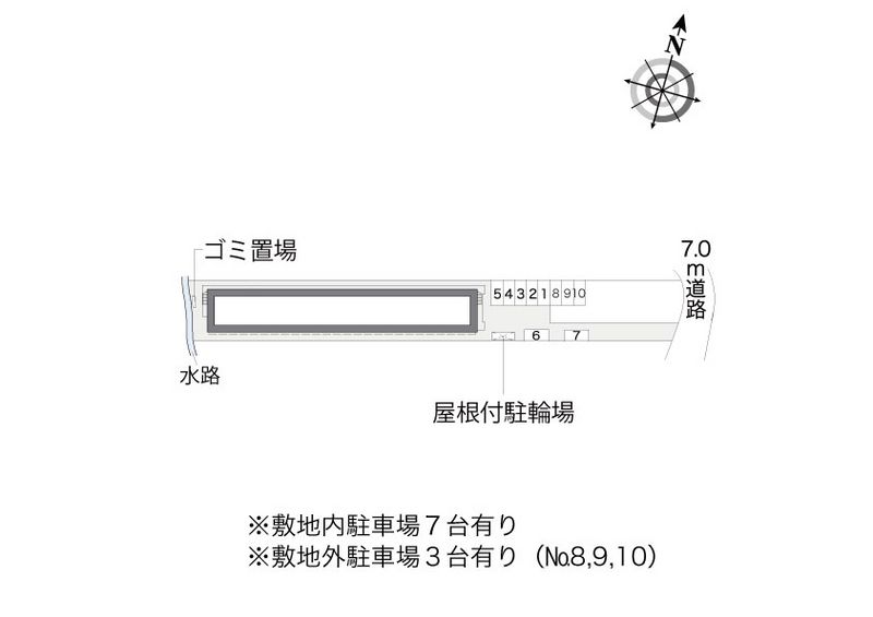 レオパレス花 配置図