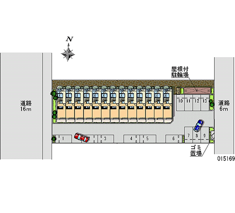 レオパレス東原 月極駐車場