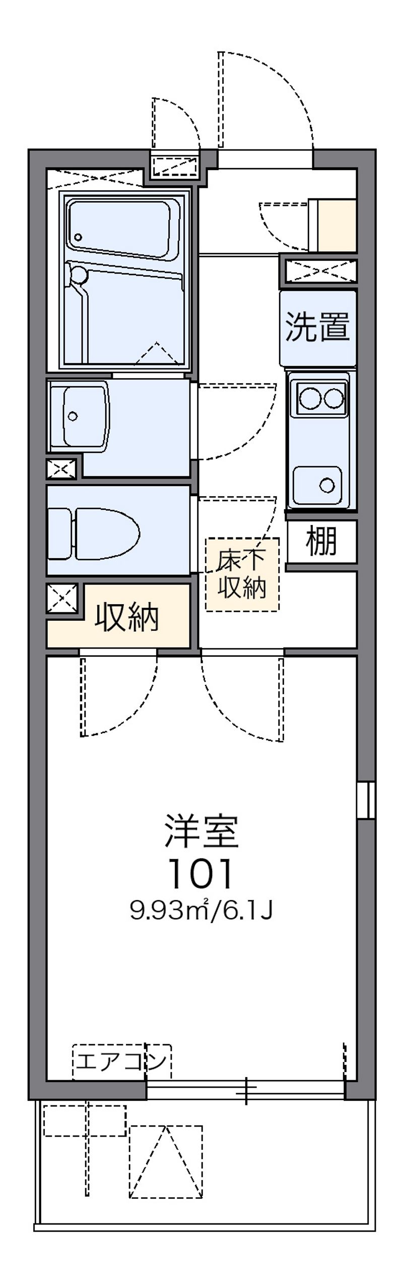 レオネクストエステート旗の台 間取図