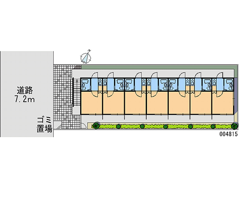 レオパレス一宮第４ 区画図