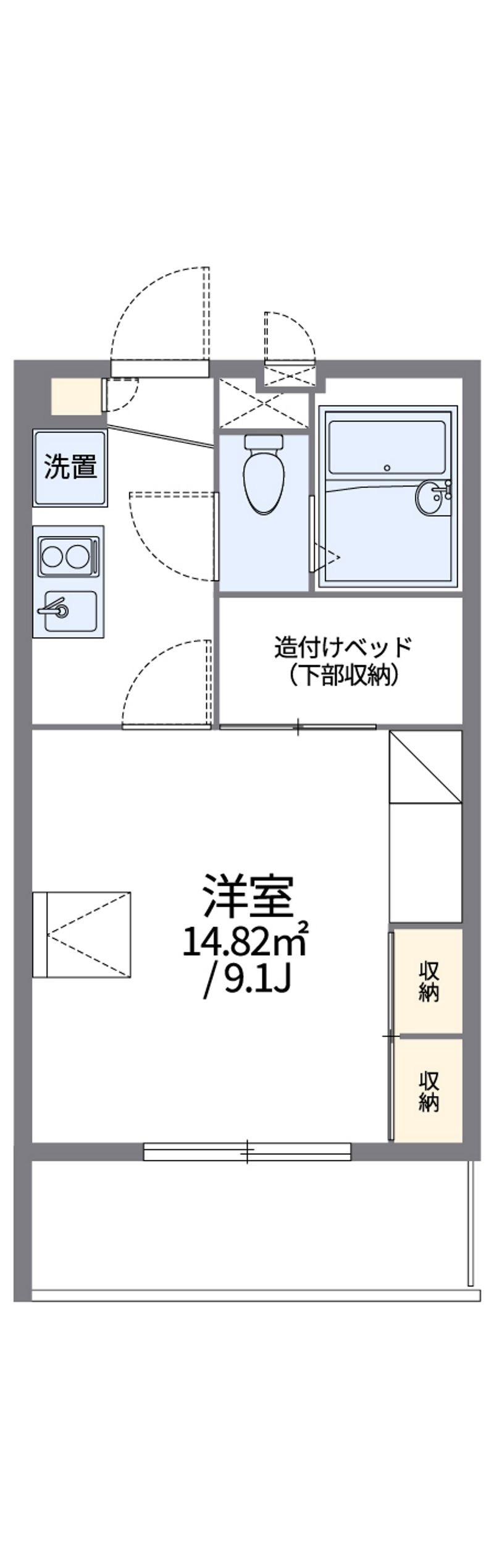 レオパレスドリームＷＫＴ 間取図
