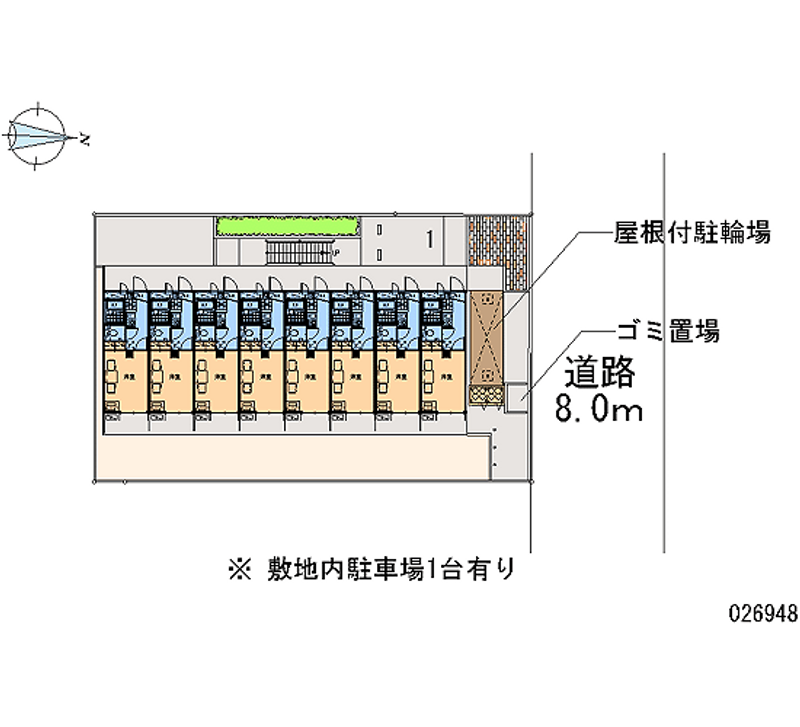 レオパレスノイヤマト 区画図