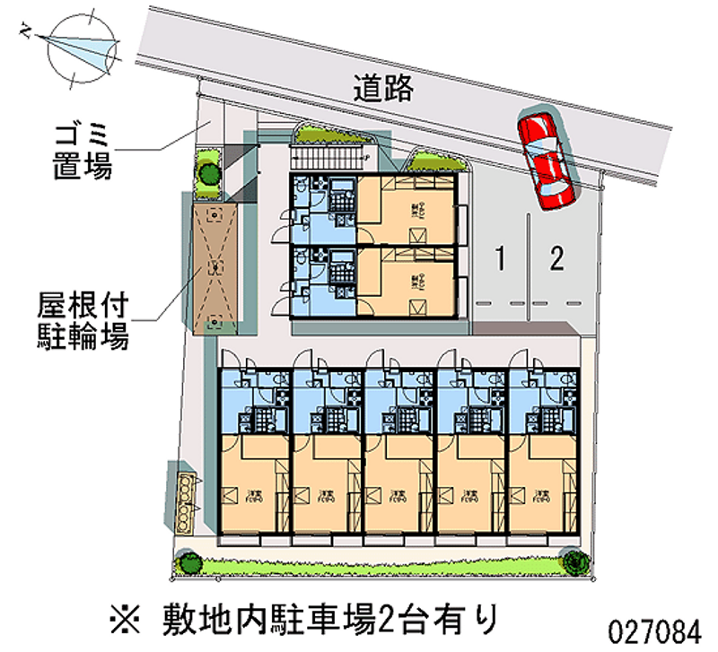 レオパレス東高須 区画図