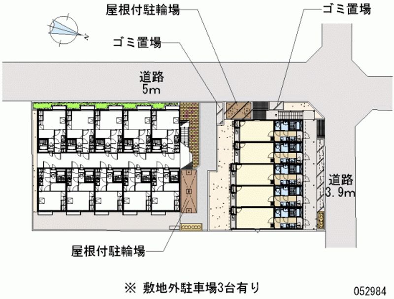 レオネクストショールマーシュⅡ 区画図