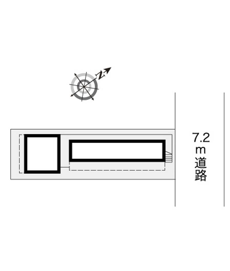 レオパレス下小田井第２ 配置図