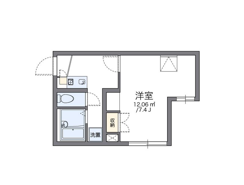 レオパレスウィステリア 間取り