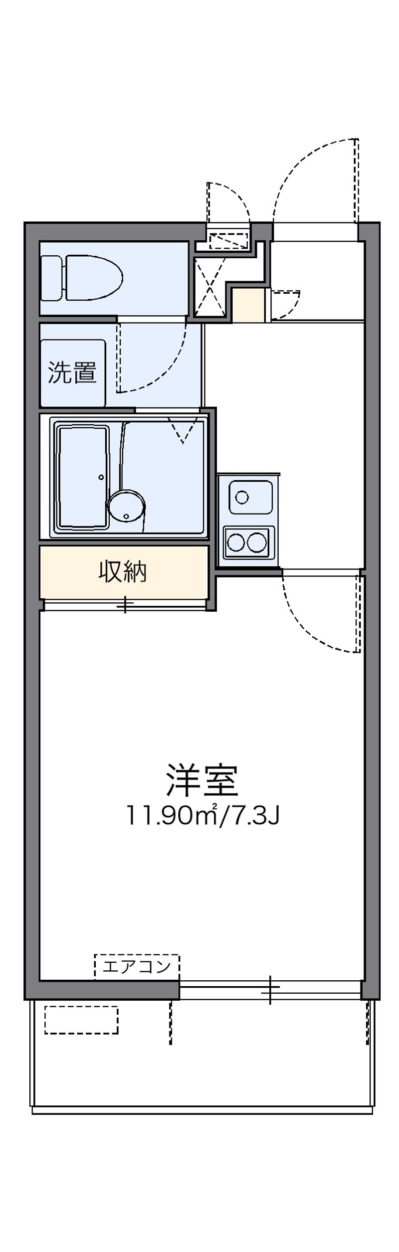 レオネクストルフェリ 間取図