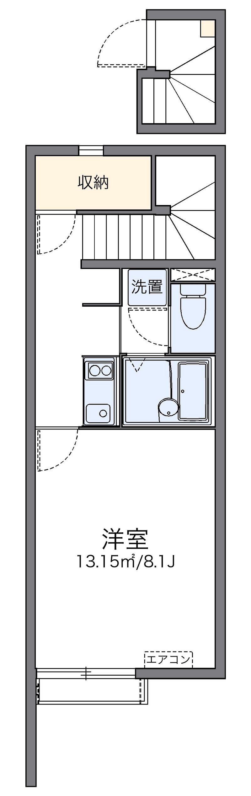 レオネクストハネカⅡ 間取図