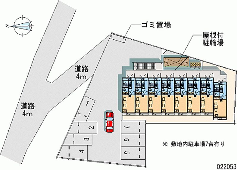 レオパレス吉野川 月極駐車場