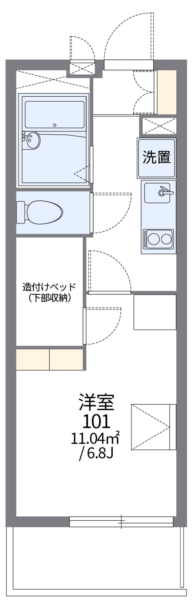 レオパレスエトワールⅡ 間取図
