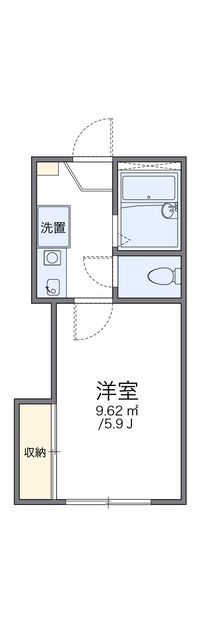 レオパレスアームス 間取り図