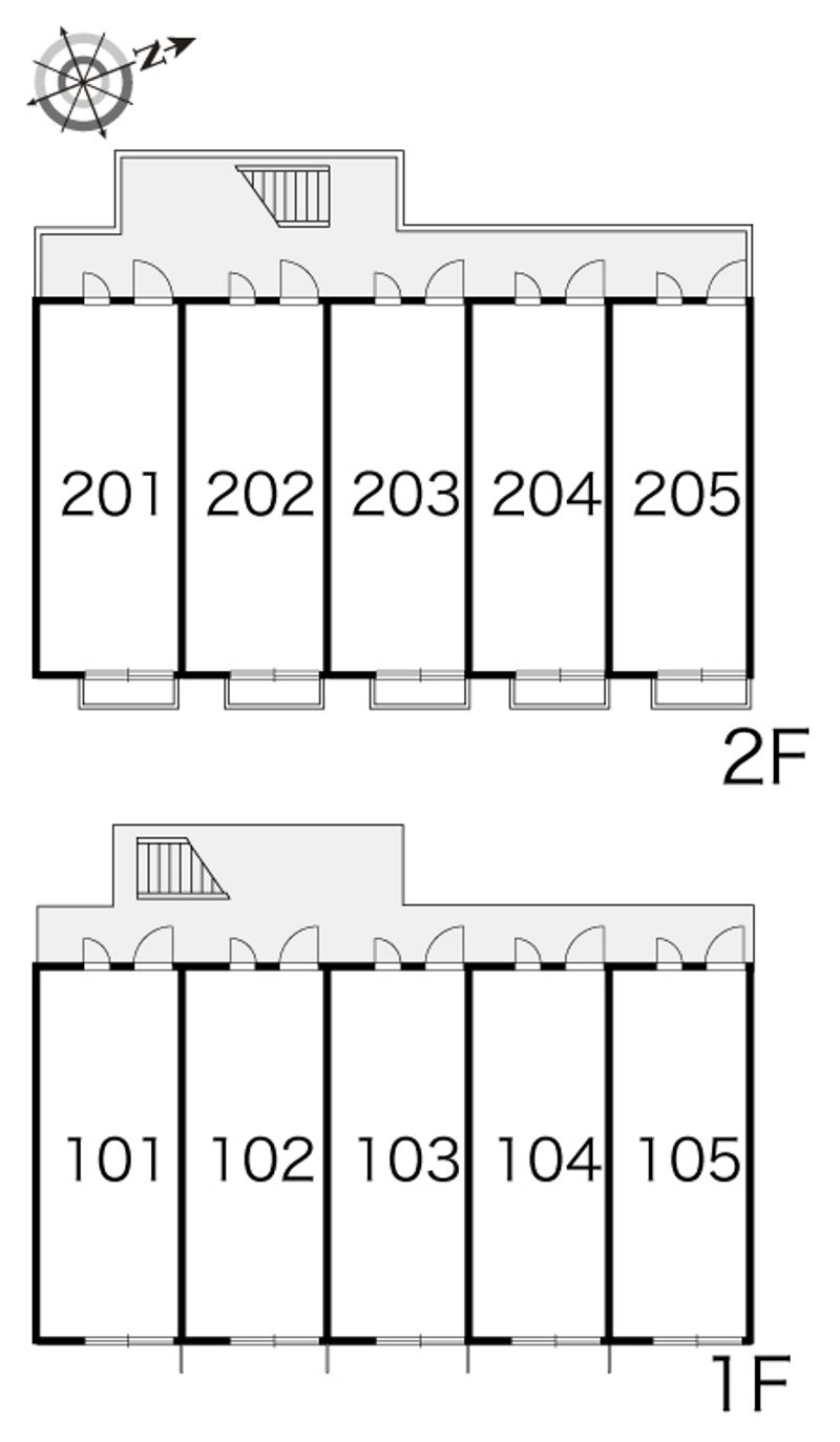 レオパレスｆｉｃｏ 間取り配置図