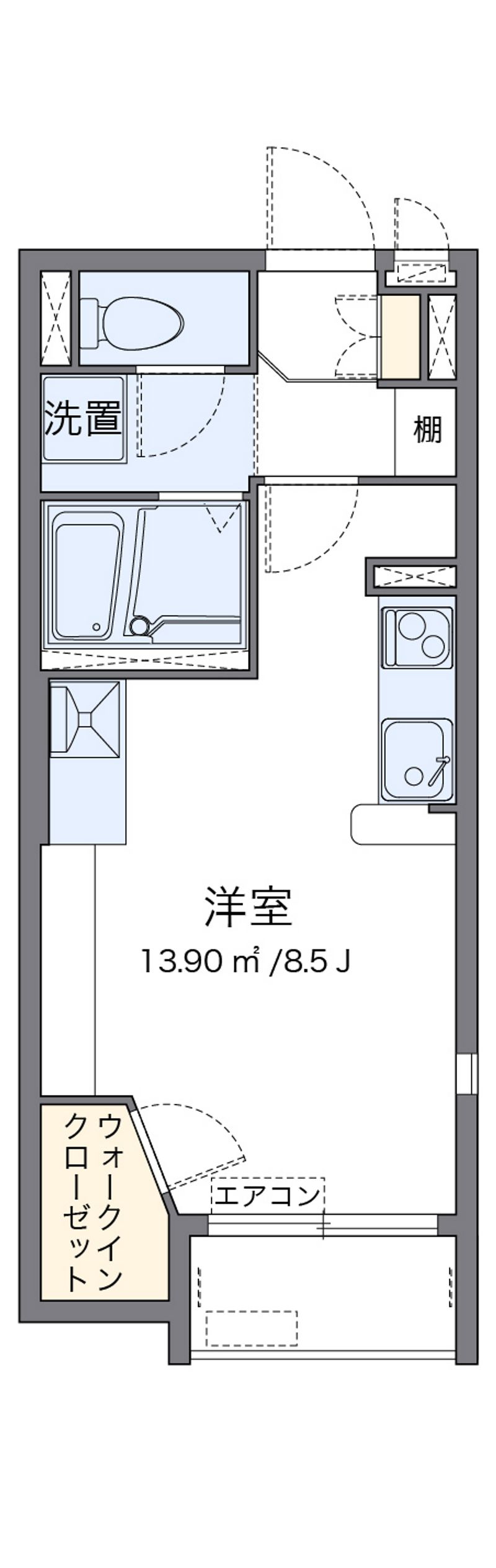 ミランダ大久保 間取図