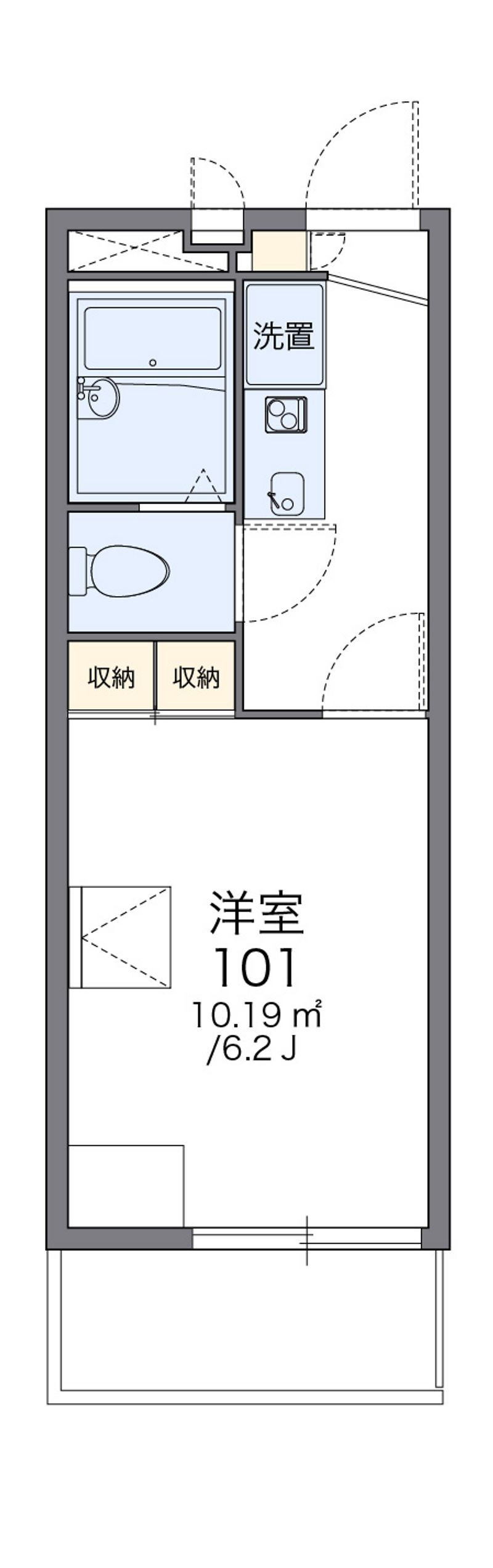 レオパレス上名古屋東 間取図