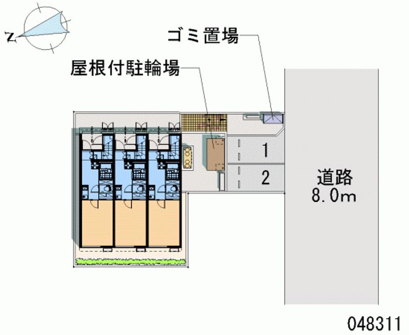 レオネクストティーアンドケー 区画図