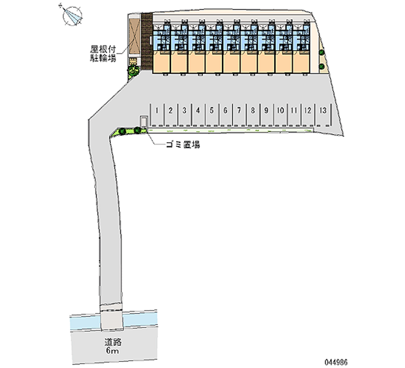 44986 Monthly parking lot