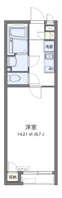 クレイノ桜館 間取り図