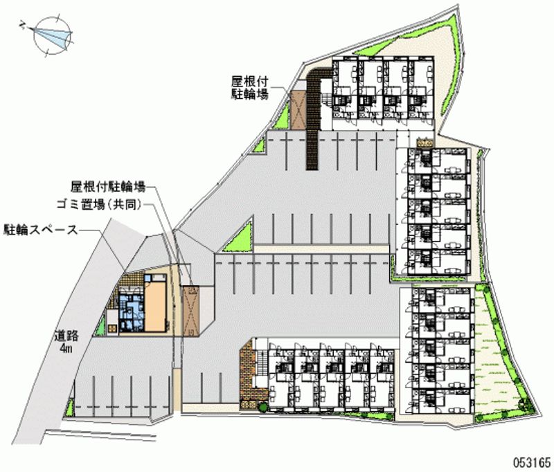 レオネクストフラワー三木Ⅲ 区画図