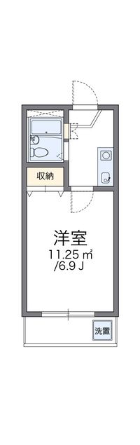 レオパレス姫路第３ 間取り図