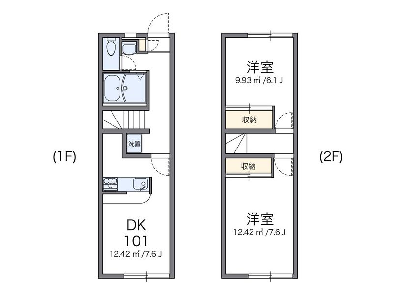 レオパレスＪステージⅡ 間取図