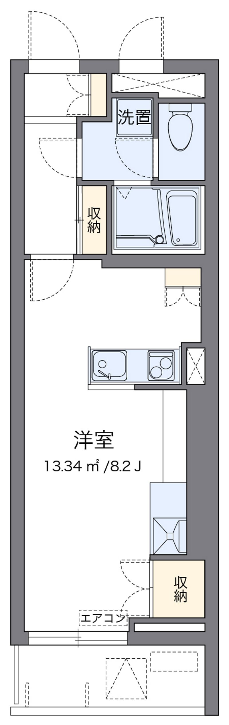 レオネクストアルバーロ原宿 間取図