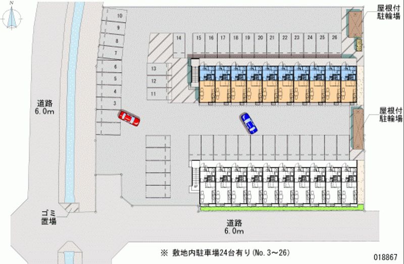 18867月租停車場