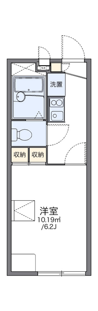 レオパレス美しが丘西プラザ 間取り図