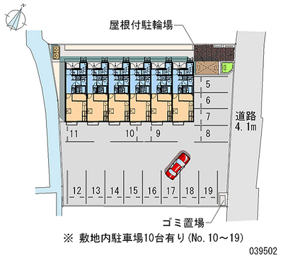 39502 Monthly parking lot