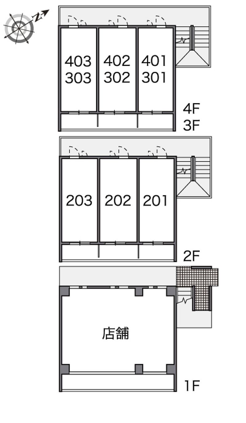 レオパレスＭＡＲＵＴＯＫＵ 間取り配置図