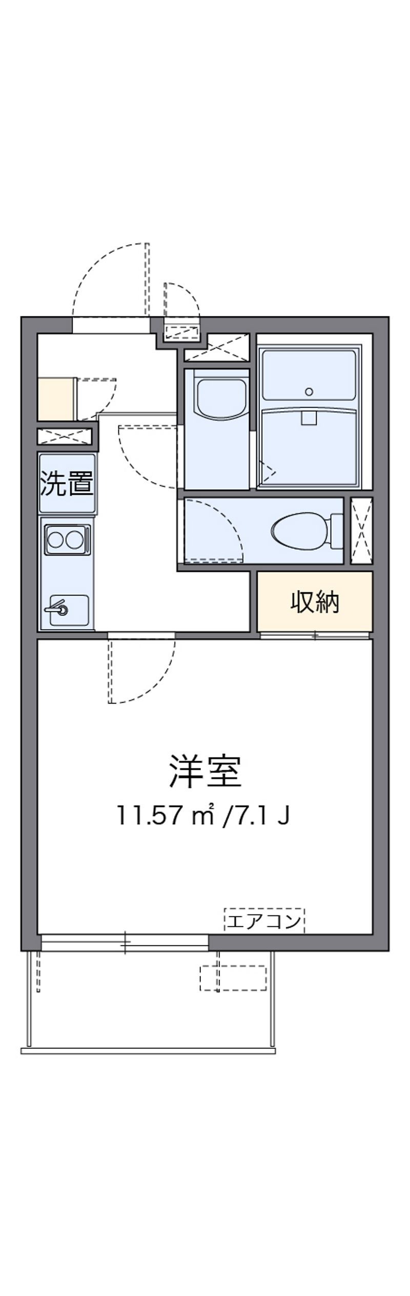 クレイノＮＬエヌズラント　Ⅰ 間取り