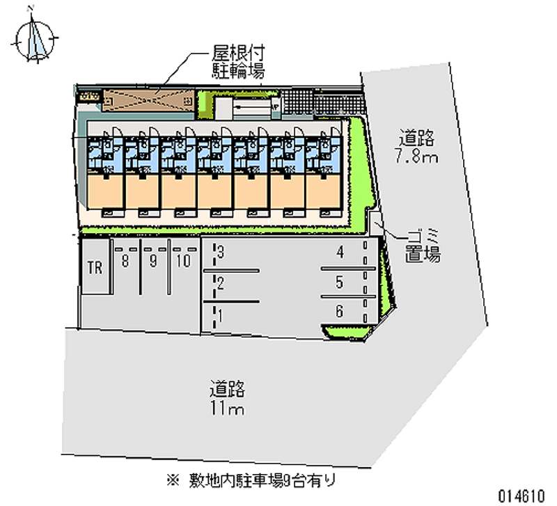 レオパレスＩＮＵＩ 月極駐車場