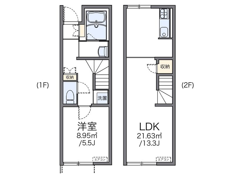レオネクスト健在館 間取図