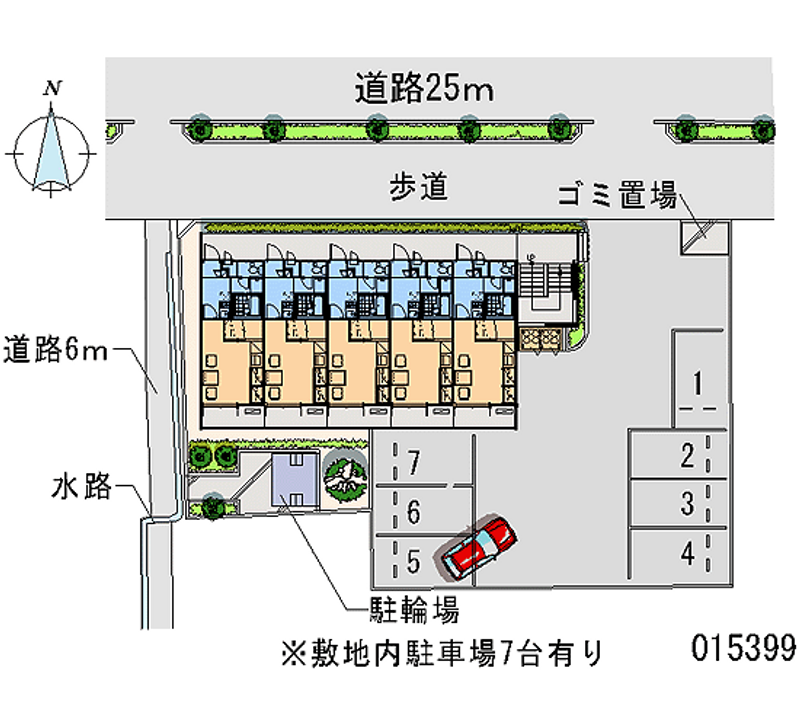 レオパレス平林 月極駐車場