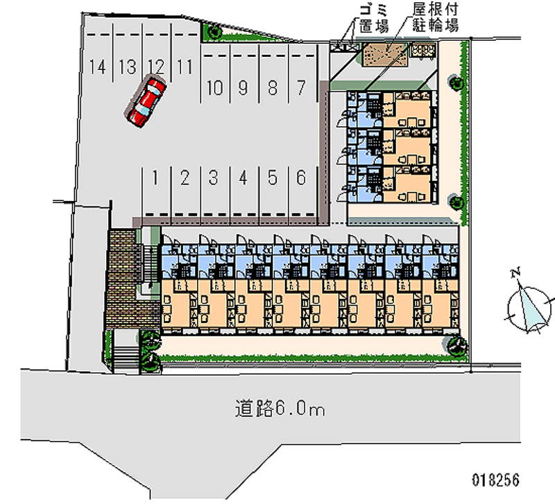 18256月租停车场