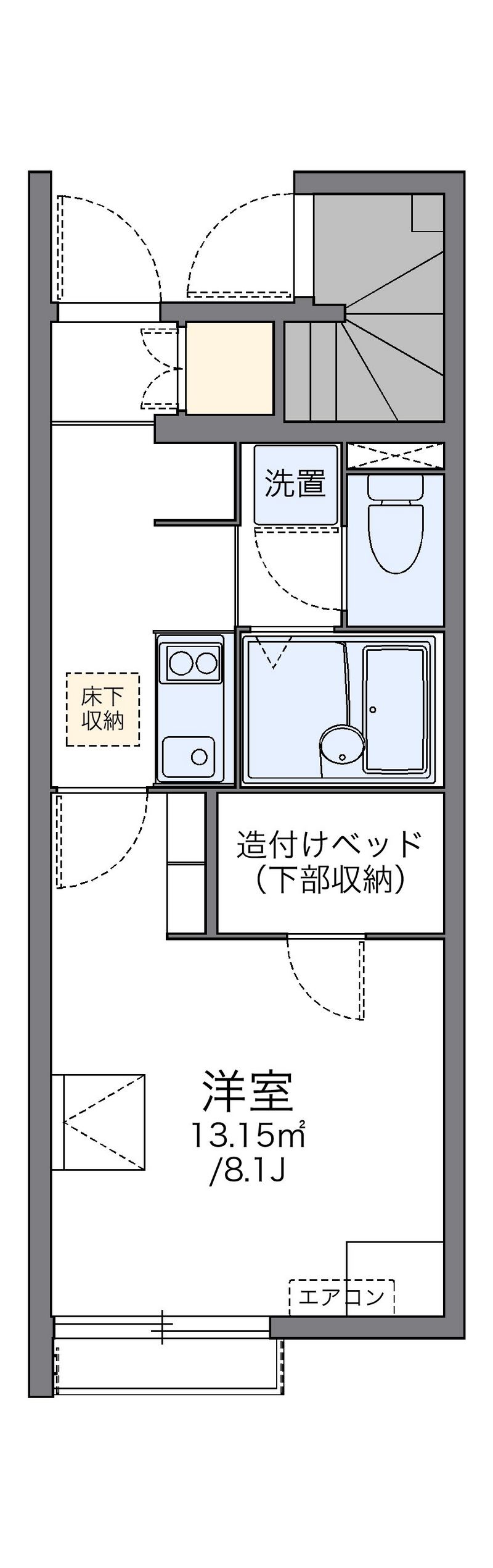 レオネクスト夕顔 間取図
