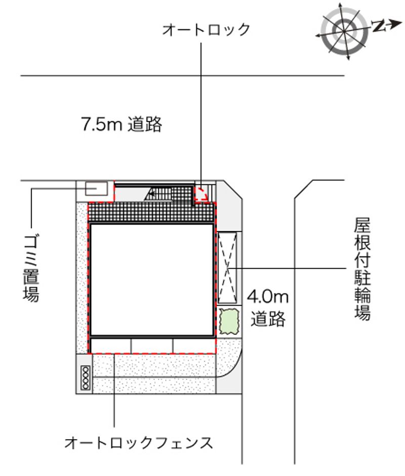 レオネクストヴィラージュ榴岡 配置図